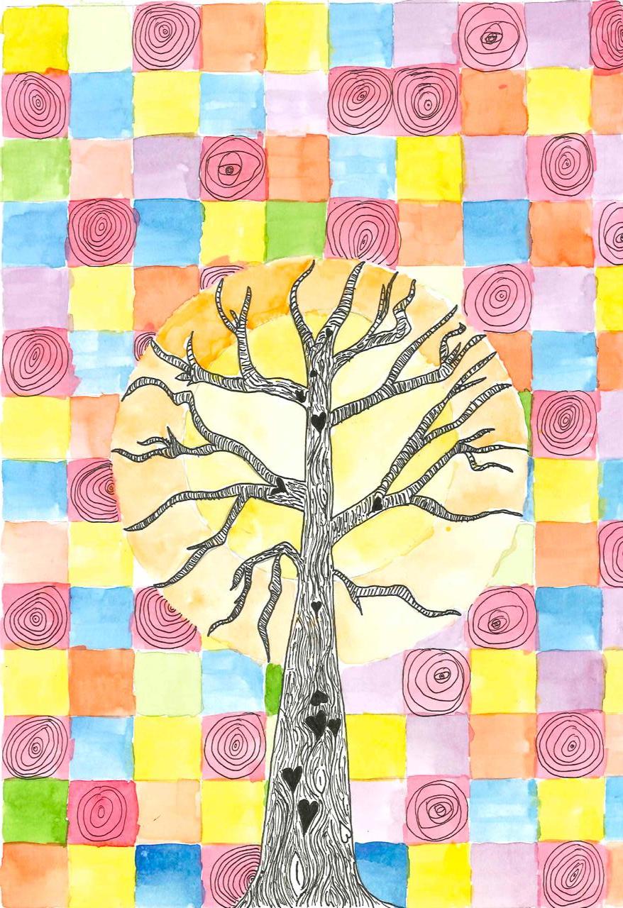 The colorful Tree - Watercolour
