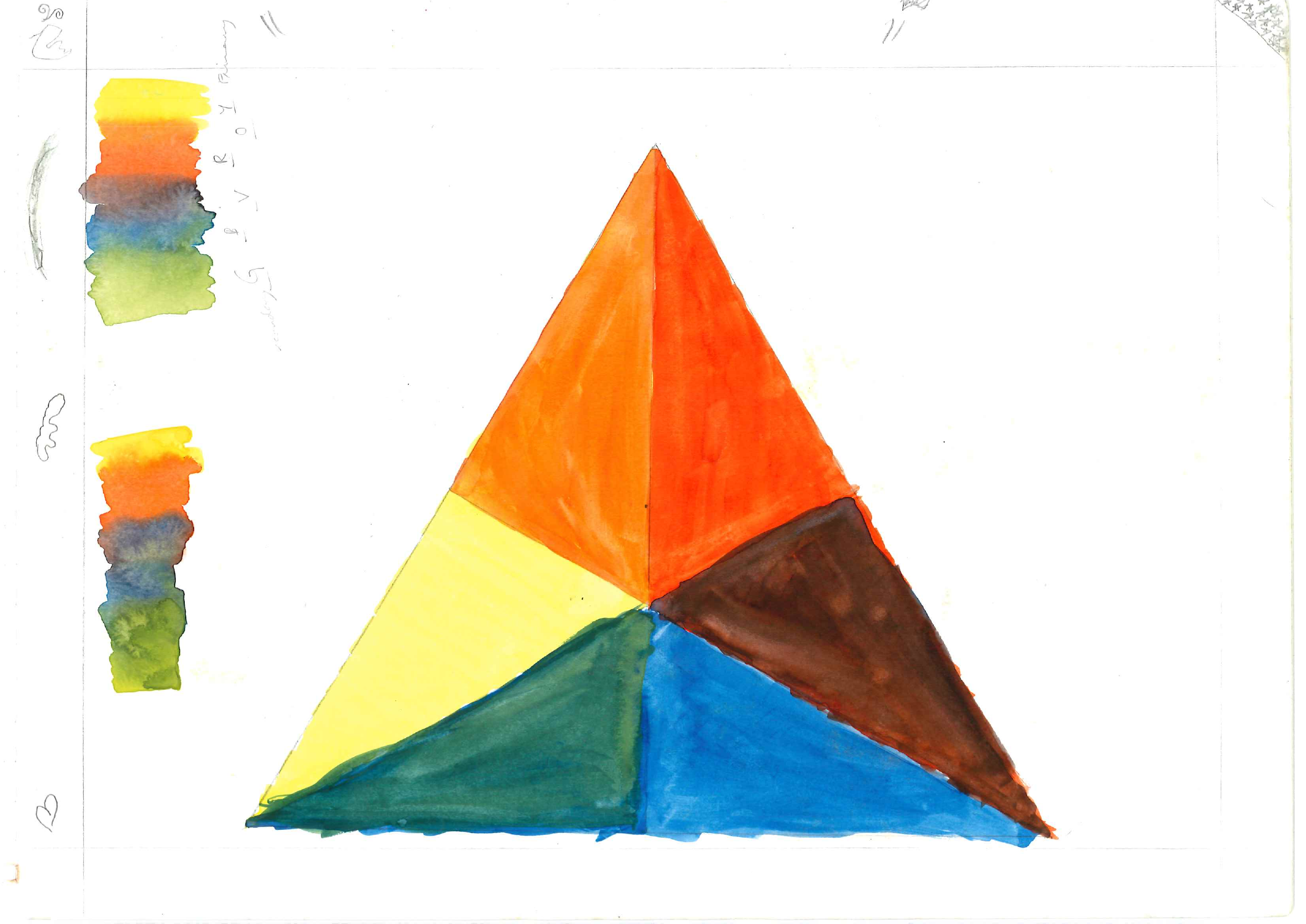 Prism of colors - watercolor